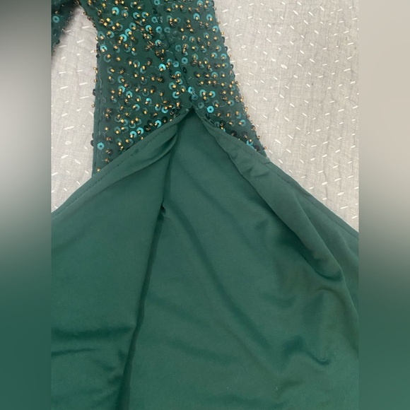 Michael Costello x REVOLVE Mr. Gibson Mini Dress in Hunter Green - Picture 12 of 16